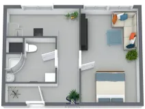 Pronájem bytu 1+1, Liberec, Česká, 38 m2