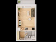 Prodej bytu 1+kk, České Budějovice, Jírovcova, 40 m2