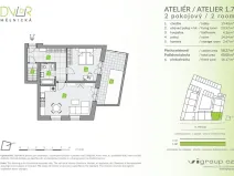 Prodej bytu 2+kk, Brandýs nad Labem-Stará Boleslav - Stará Boleslav, Mělnická, 58 m2