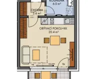 Prodej bytu 1+kk, Praha, Honzíkova, 30 m2