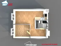 Pronájem bytu 2+kk, Beroun, Košťálkova, 40 m2