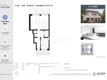 Prodej bytu 2+kk, Jirny, 57 m2
