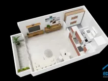 Prodej bytu 1+kk, Praha - Stodůlky, Sluneční náměstí, 30 m2