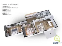 Prodej bytu 3+kk, Včelná, Pod Tratí, 67 m2