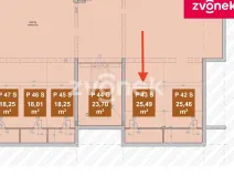 Pronájem garáže, Zlín, Nad Stráněmi, 18 m2