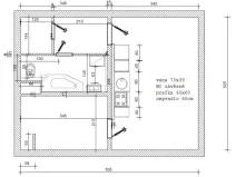 Pronájem bytu 2+kk, Brno - Lesná, Brožíkova, 38 m2