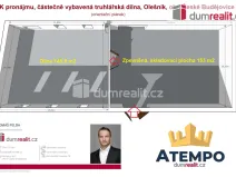 Pronájem výrobních prostor, Olešník, 298 m2