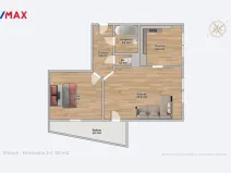 Prodej bytu 2+1, Hrotovice, Mírová, 55 m2