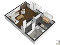 Prodej bytu 1+1, Břeclav - Charvátská Nová Ves, Na Valtické, 41 m2