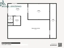 Pronájem bytu 2+kk, Kladno - Kročehlavy, Na růžovém poli, 40 m2