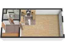 Pronájem bytu 1+kk, Praha - Prosek, Nad šestikopy, 36 m2