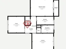 Prodej bytu 3+1, Ústí nad Orlicí, Chodská, 68 m2