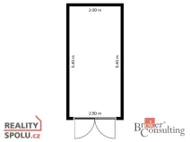 Prodej garáže, Praha - Dejvice, Na Fišerce, 14 m2