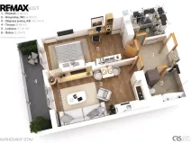 Prodej bytu 2+kk, Praha - Štěrboholy, Andersenova, 52 m2