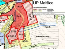 Prodej pozemku pro bydlení, Malšice, 9868 m2