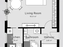 Prodej bytu 1+1, Praha - Chodov, Benkova, 30 m2