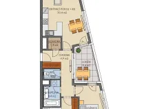 Prodej bytu 3+kk, Praha - Hlubočepy, Hugo Haase, 78 m2