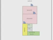 Pronájem skladu, Praha - Běchovice, Dolnopočernická, 373 m2