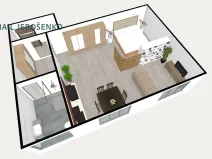 Prodej bytu 1+kk, Nučice, 59 m2