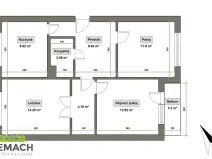 Pronájem bytu 3+1, Uherské Hradiště, Za Alejí, 71 m2