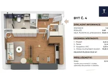 Prodej bytu 1+kk, Brno, Banskobystrická, 31 m2