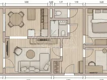 Prodej bytu 3+1, Praha - Střížkov, Rumburská, 55 m2