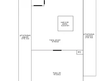 Pronájem skladu, Slapy, 1244 m2