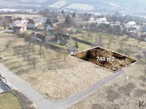 Prodej pozemku pro bydlení, Zlín - Příluky, Horní dědina, 748 m2