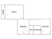 Pronájem bytu 1+1, Jirkov, Generála Svobody, 47 m2