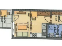 Prodej bytu 1+kk, Praha - Hlubočepy, Gollové, 24 m2