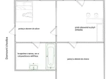 Pronájem bytu 3+kk, Mšeno, Mělnická, 41 m2