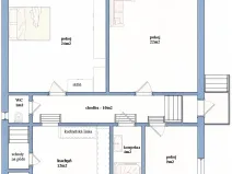 Pronájem rodinného domu, Praha - Dubeč, Starodubečská, 83 m2