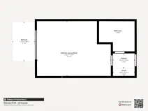 Pronájem bytu 1+kk, Praha - Hodkovičky, Šífařská, 29 m2