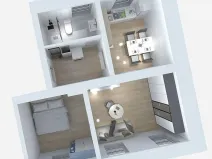 Pronájem bytu 2+1, Litvínov - Chudeřín, Chudeřínská, 43 m2