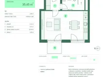 Prodej bytu 1+kk, Zlín, Tyršova, 35 m2