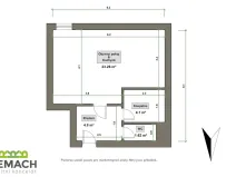 Pronájem bytu 1+kk, Uherské Hradiště, Jindřicha Pruchy, 35 m2