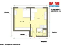 Prodej bytu 1+1, Cheb, Palackého, 35 m2