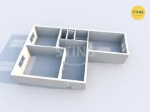 Pronájem bytu 2+1, Ostrava - Poruba, Dvorní, 50 m2