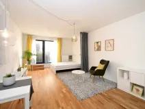 Pronájem bytu 1+kk, Praha - Smíchov, Plzeňská, 43 m2