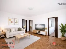 Pronájem bytu 3+1, Břeclav - Charvátská Nová Ves, Na Valtické, 74 m2