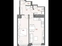 Prodej bytu 2+kk, Praha - Žižkov, Jana Želivského, 50 m2