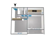 Pronájem bytu 2+1, Liberec, Aloisina výšina, 57 m2