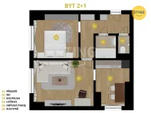 Prodej bytu 2+1, Opava, Mařádkova, 42 m2