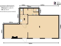 Pronájem kanceláře, Praha - Řepy, 60 m2