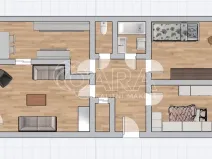 Pronájem bytu 3+1, Praha - Čimice, Křivenická, 72 m2