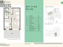 Prodej bytu 2+kk, Praha, 63 m2