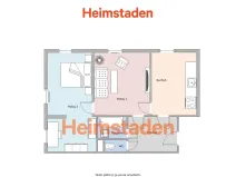 Pronájem bytu 2+1, Ostrava - Poruba, Komenského, 57 m2