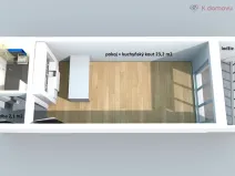 Pronájem bytu 1+kk, Brno, Francouzská, 30 m2