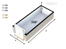 Prodej garáže, Brno, Křížová, 25 m2