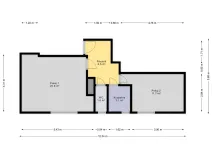 Pronájem bytu 2+kk, Praha - Dejvice, České družiny, 43 m2